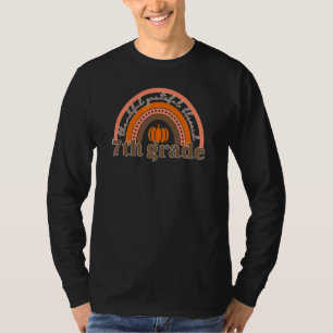 T-shirt Joli Citrouille Arc-en-ciel Reconnaissant Grateful