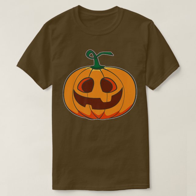 T-shirt Joli Citrouille Halloween Jackolantern Kawaii Goth (Design devant)