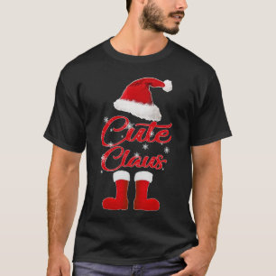 T-shirt joli claus Noël famille correspondance