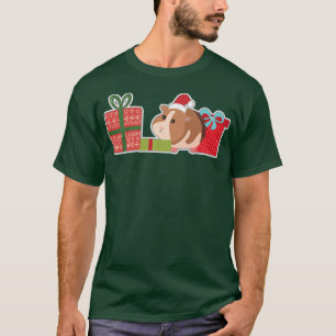T-shirt Joli Cochon de Guinée de Noël avec Guin animal de