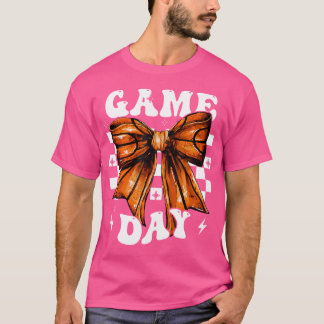 T-shirt Joli Coquette Jour de match de basket-ball Amoureu
