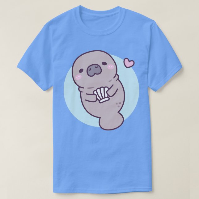 T-shirt Joli Coquillage Manatee (Design devant)