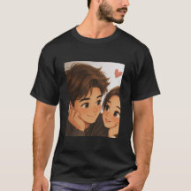 Joli Couple de Dessin Animé 