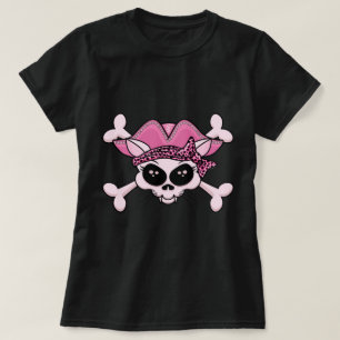 T-shirt Joli crâne de Kitty Pirate