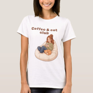 T-shirt Joli design Café & Club Chat