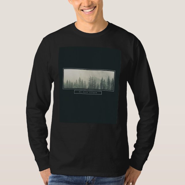 T-shirt Joli design de forêt  (Devant)
