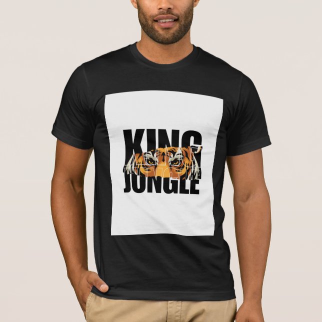 T-shirt Joli design de lion roi  (Devant)