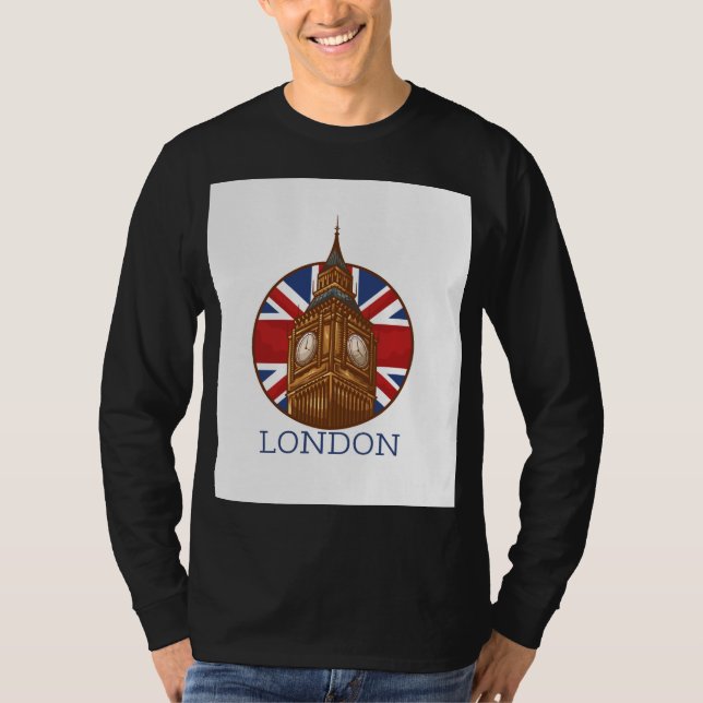T-shirt Joli design de Londres (Devant)