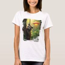 Joli design d'OVNI de raton laveur