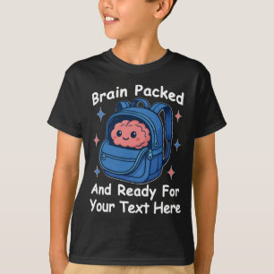 T-shirt Joli design personnalisable “Cerveau Prêt” pour la