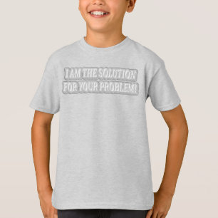 T-shirt Joli dessin à propos de "I AM THE SOLUTION" Achete
