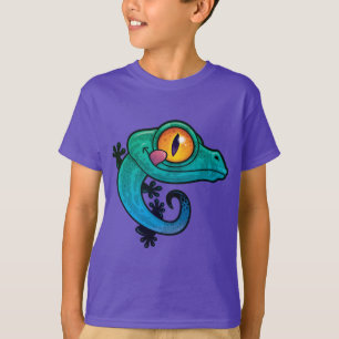 T-shirt Joli dessin coloré Gecko