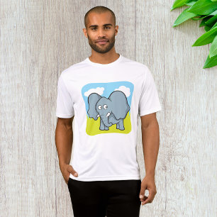 T-shirt Joli dessin éléphant amusant animal de la jungle