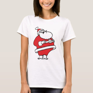 T-shirt Joli Dessin Jolly Père Noël Rire Ho Ho Ho Ho