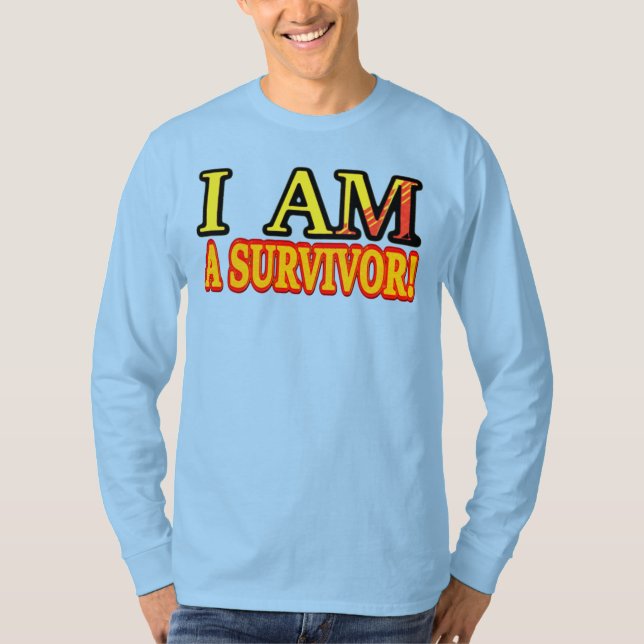 T-shirt Joli dessin "SURVIVOR". Commandez dès maintenant  (Devant)
