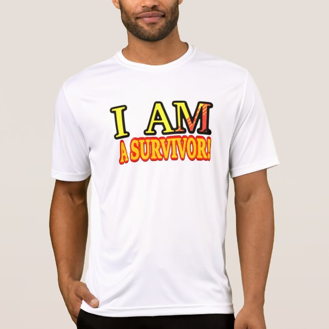 T-shirt Joli dessin "SURVIVOR". Commandez dès maintenant  (Devant)