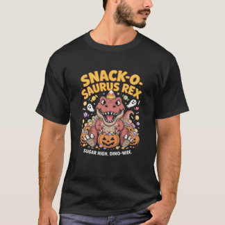 T-shirt Joli dinosaure d'Halloween sucre trick or treat Ha