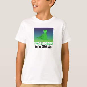 T-shirt Joli Dinosaure Vert