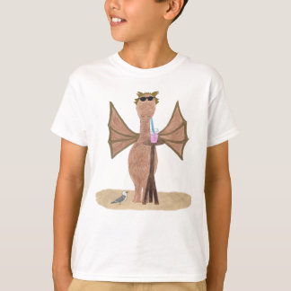 T-shirt Joli Dragon à la Plage Enfants