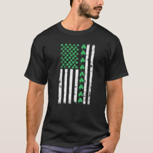 T-shirt Joli drapeau américain Jour de la Saint Patrick Vi