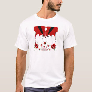 T-shirt Joli drapeau du Kenya. Design d'art Motif