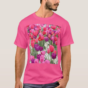 T-shirt Joli en Pétales Roses