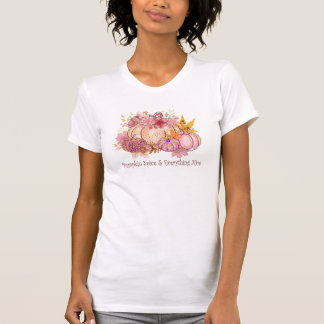 T-shirt Joli en rose d'automne : Whimsy & Spice