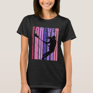 T-shirt Joli Enfants Forever Lacrosse Joueur Anniversaire