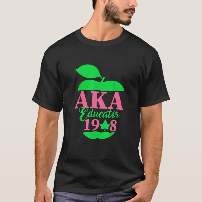 T-shirt Joli Enseignant Drôle Éducateur Aka (Devant)