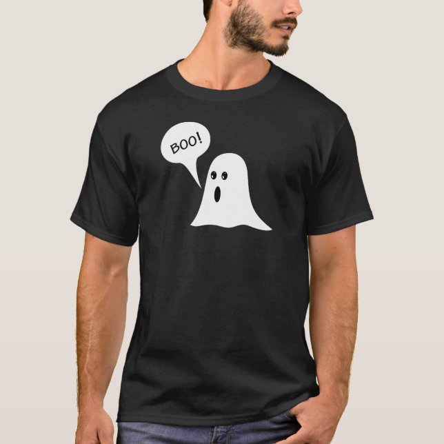 T-shirt Joli fantôme Boo Halloween (Devant)