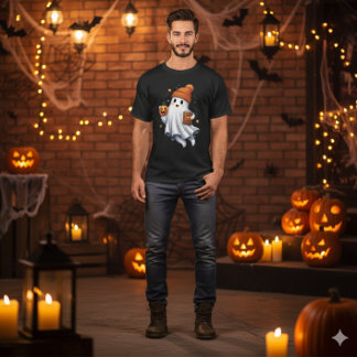 T-shirt Joli Fantôme d'Halloween