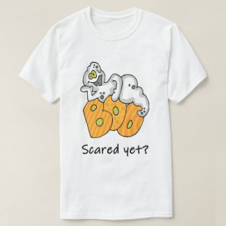 T-shirt Joli fantôme d'Halloween Boo déjà effrayé Blague d