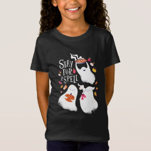 T-Shirt Joli Fantôme Drôle Design Halloween