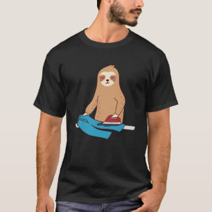 T-shirt Joli fentes de repassage rongeur Lazy Tired truplo