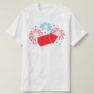 T-shirt Joli feu d'artifice 4 juillet
