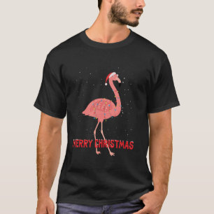 T-shirt Joli flamand de Noël Lumières long manches