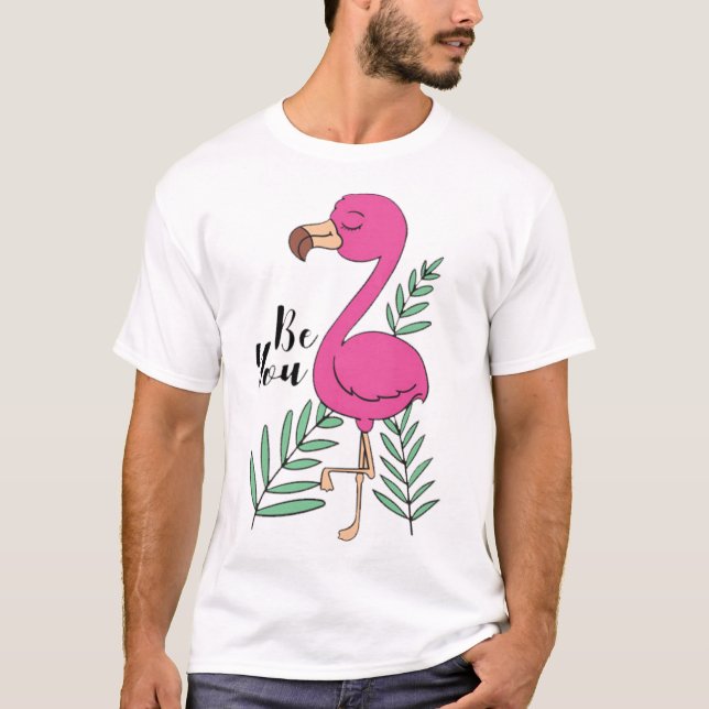 T-shirt Joli flamant (Devant)