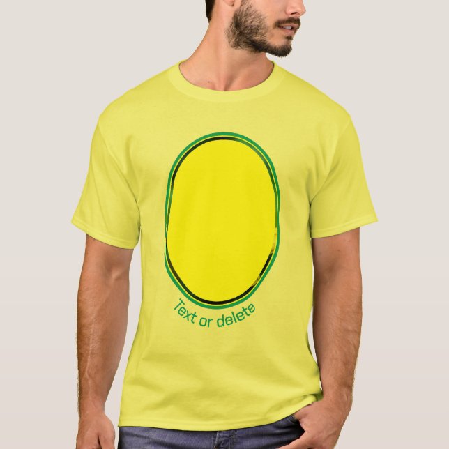 T-shirt Joli Fleurs sauvages Jaunes Personnalisé (Devant)