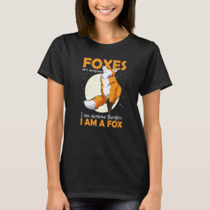 T-shirt Joli Foxes de Furie Rétro zoo animal Passion class