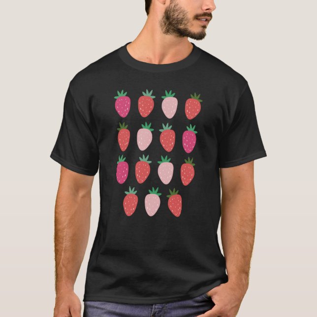 T-shirt Joli fruitier de fraises maraîcher (Devant)