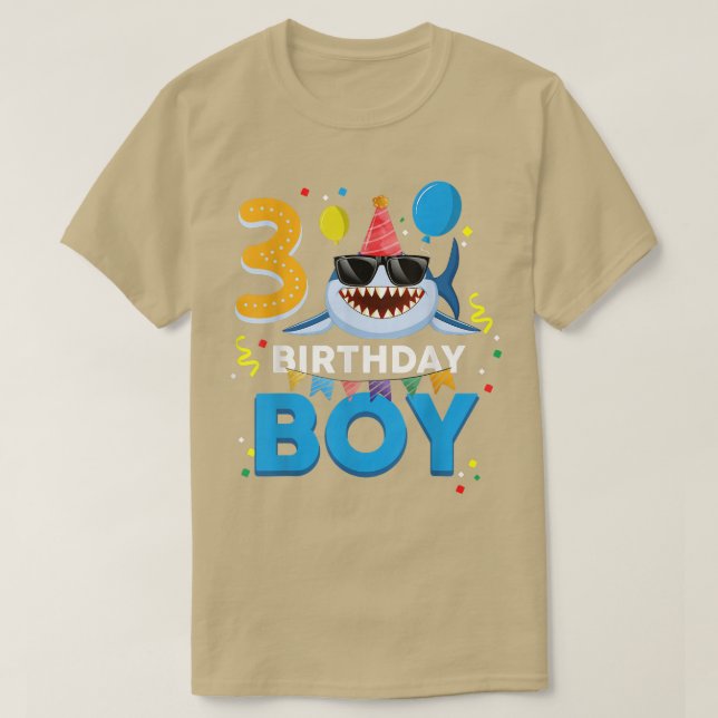T-shirt Joli garçon d'anniversaire 3 ans Enfants 3e annive (Design devant)