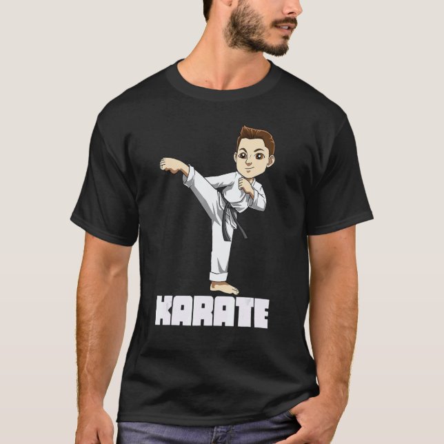 T-shirt Joli garçon de karaté 1 (Devant)