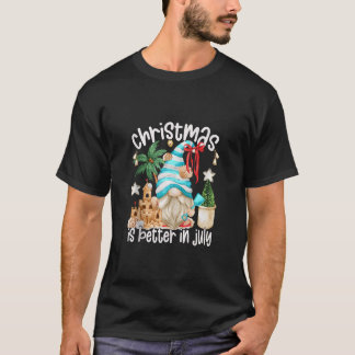 T-shirt Joli Gnome de plage d'été pour femmes et hommes No