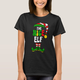 T-shirt Joli groupe de pyjama Elf correspondant aux fêtes
