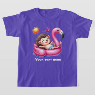 T-shirt Joli hérisson de plage personnalisable