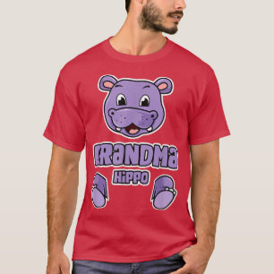 T-shirt Joli hippo grand-mèreAmusant grand-mère