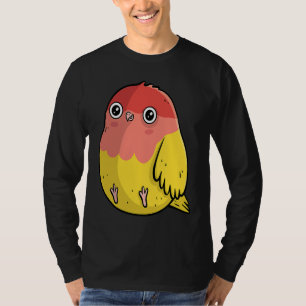T-shirt Joli Inséparable Lutino Grassouillet Pour Oiseau
