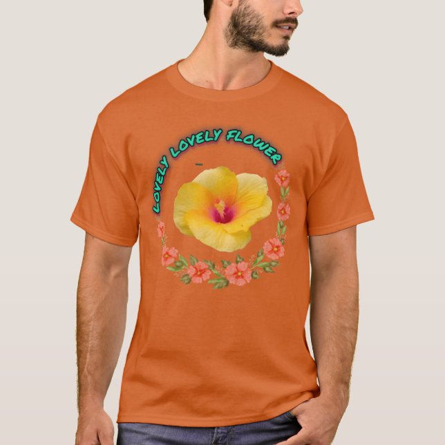 T-shirt Joli joli cadeau de fleurs (Devant)