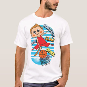 T-shirt Joli joueur de basket-ball singe
