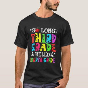 T-shirt Joli Jour De Troisième Année Bonjour 4ème Année Re